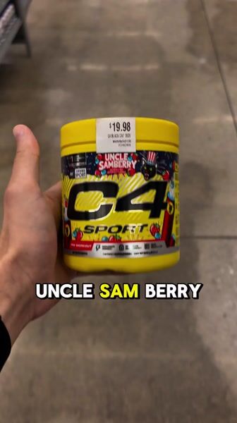 C4 Sport pre-workout UGC video cover
